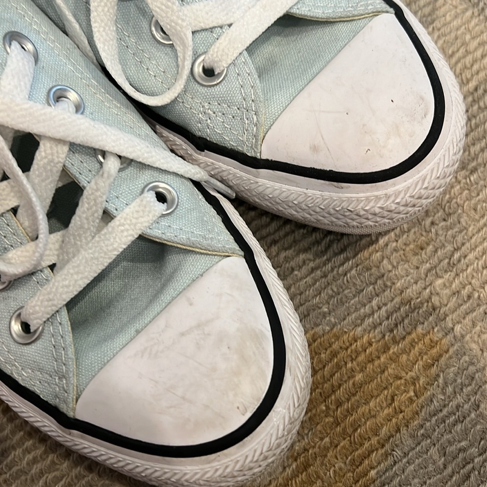 Light Blue Converse - image 3